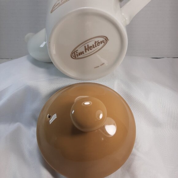 2006 Tim Hortons Classic 2-Cup Coffee Teapot Limited Edition Always Fresh - Picture 5 of 9